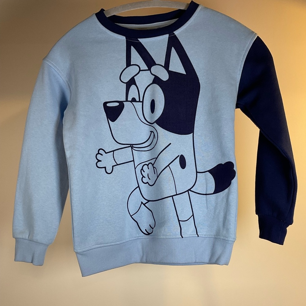 Bluey Character Kids Cartoon Pajama Sleep Set Sweatshirt Sweatpants Tshirt